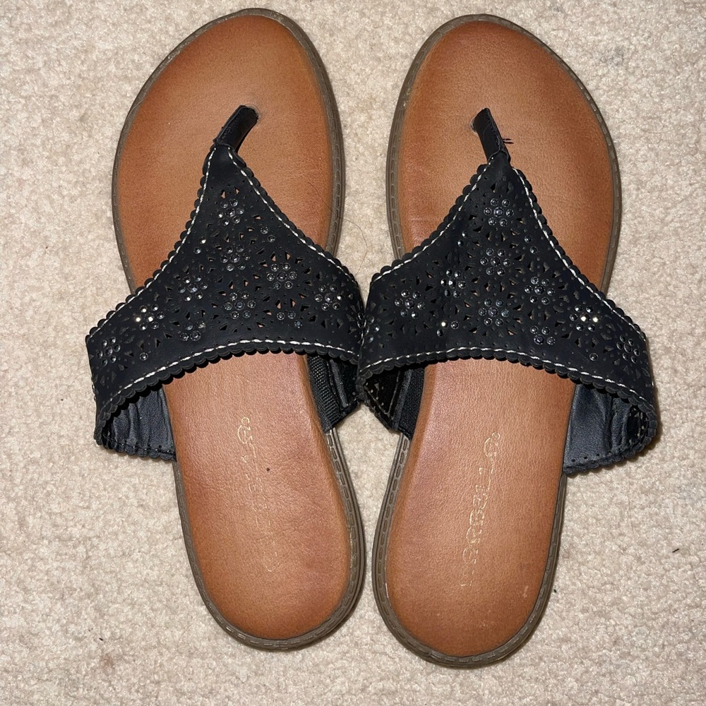 Black sandals